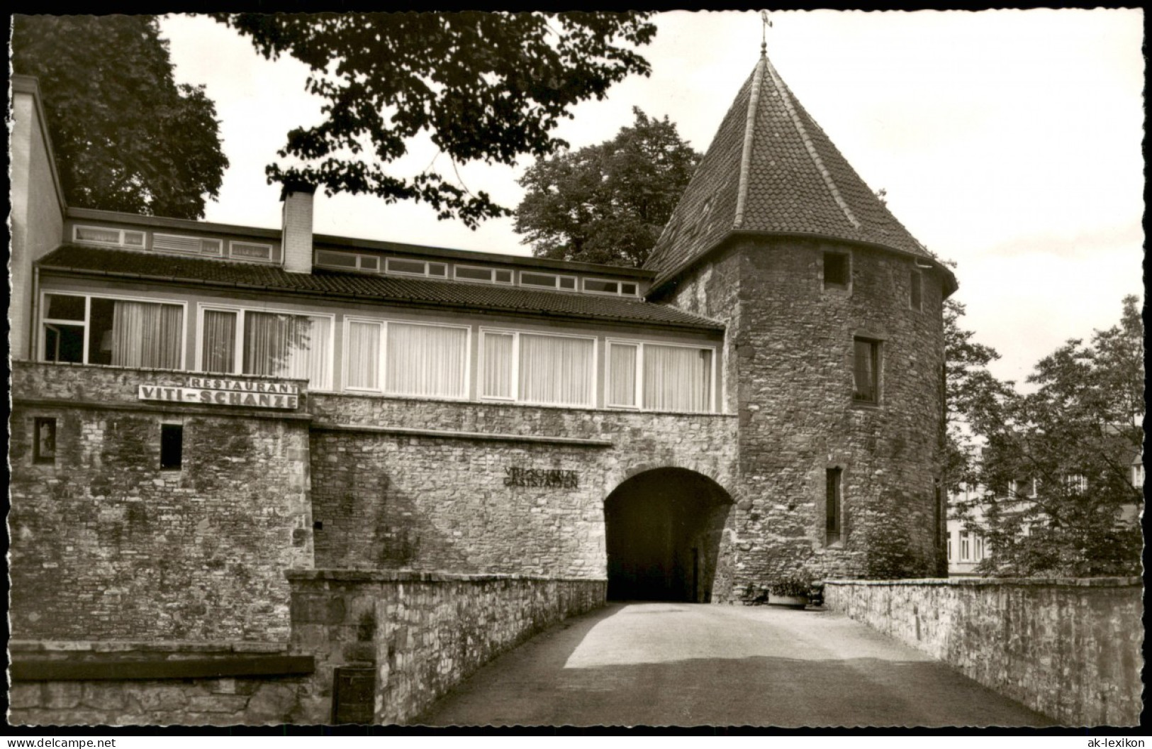 Ansichtskarte Osnabrück Partie A.d. Viti-Schanze (Restaurant) 1960 - Osnabrueck