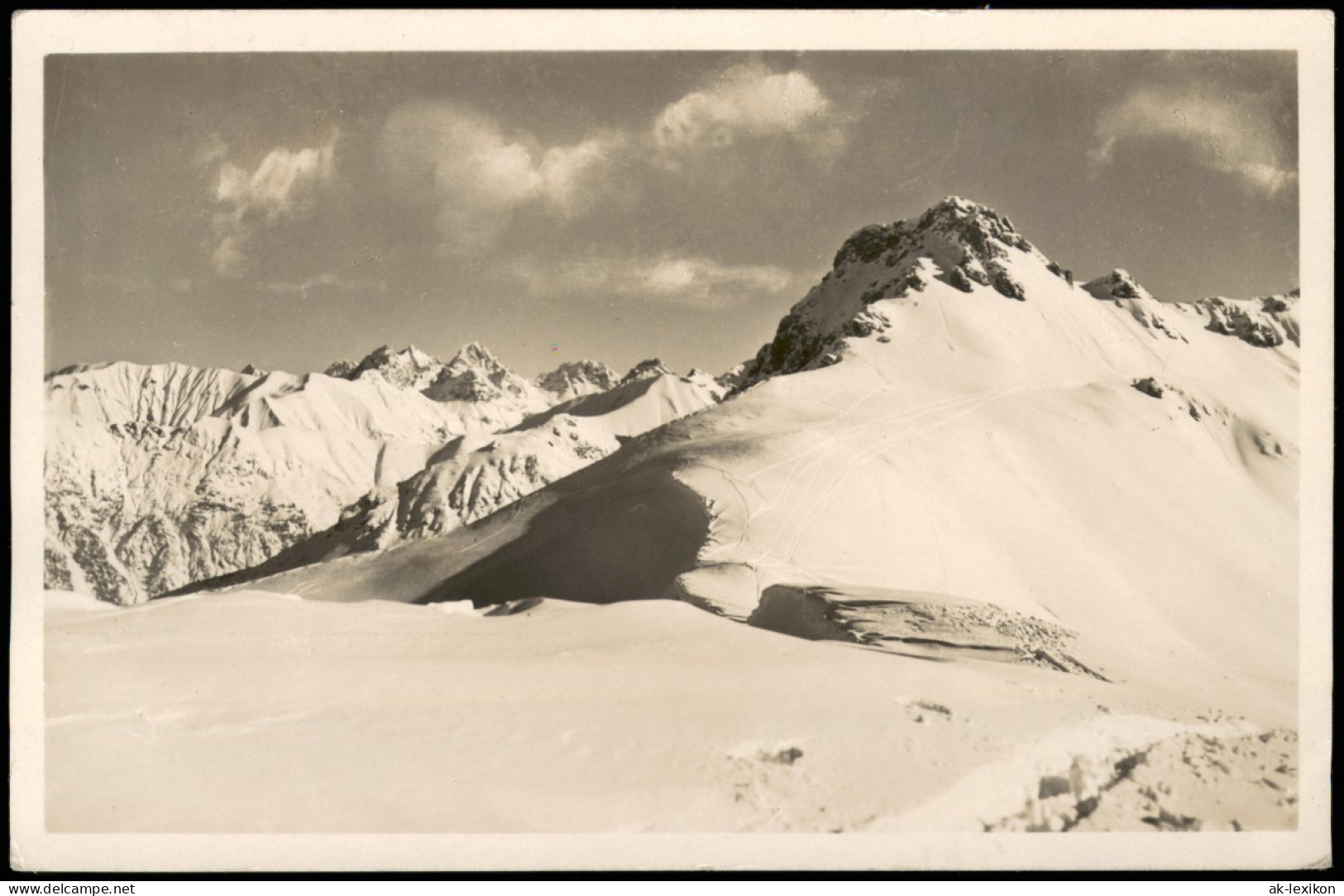 Ansichtskarte Bregenz Kanzelwand - Eis Schnee 1937 - Oberstdorf