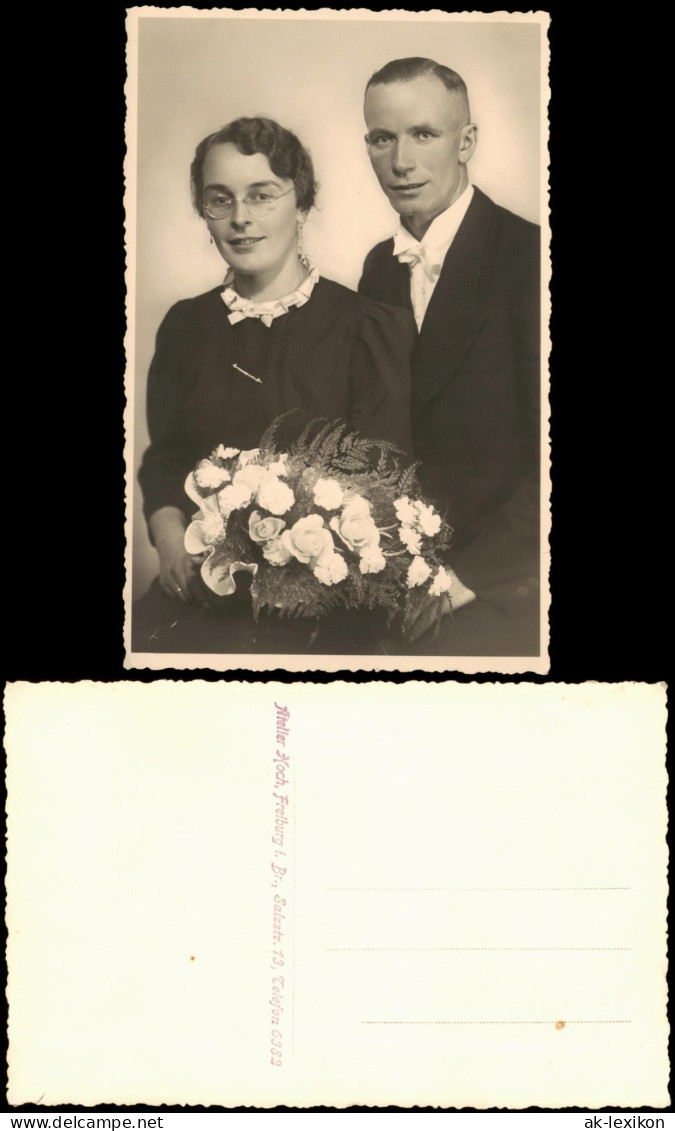 Foto  Atelierfoto Koch Freiburg: Mann Und Frau 1940 Foto - People