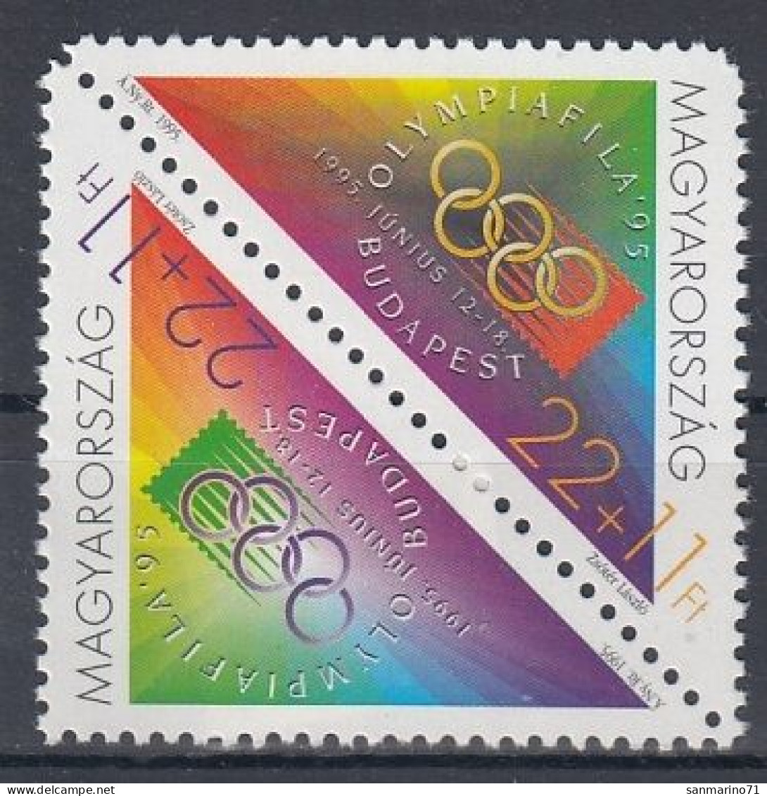 HUNGARY 4347-4348,unused,minor Damage On Right Side (**) - Nuevos