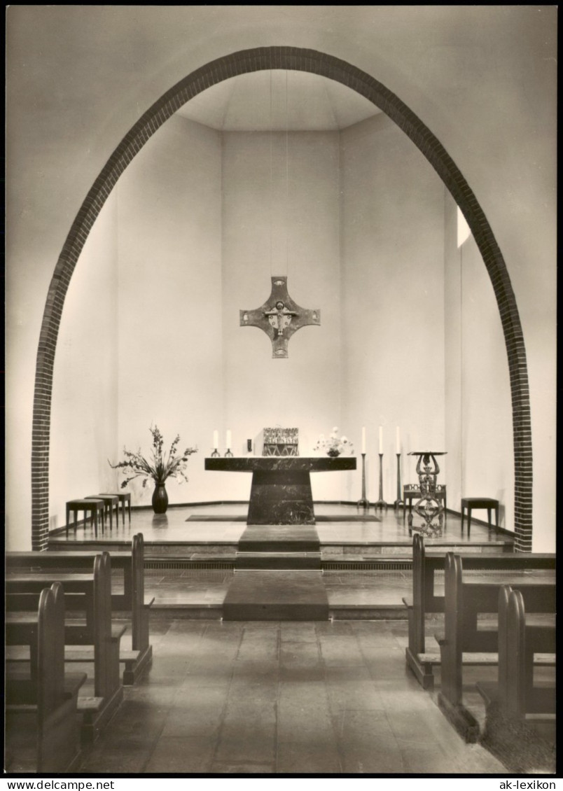 Osternburg-Oldenburg Kath. Pfarrkirche Heilig Geist Innenansicht Altar 1960 - Oldenburg