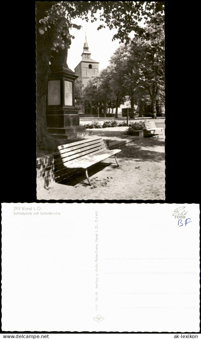 Ansichtskarte Varel Schloßplatz Mit Schloßkirche 1960 - Varel