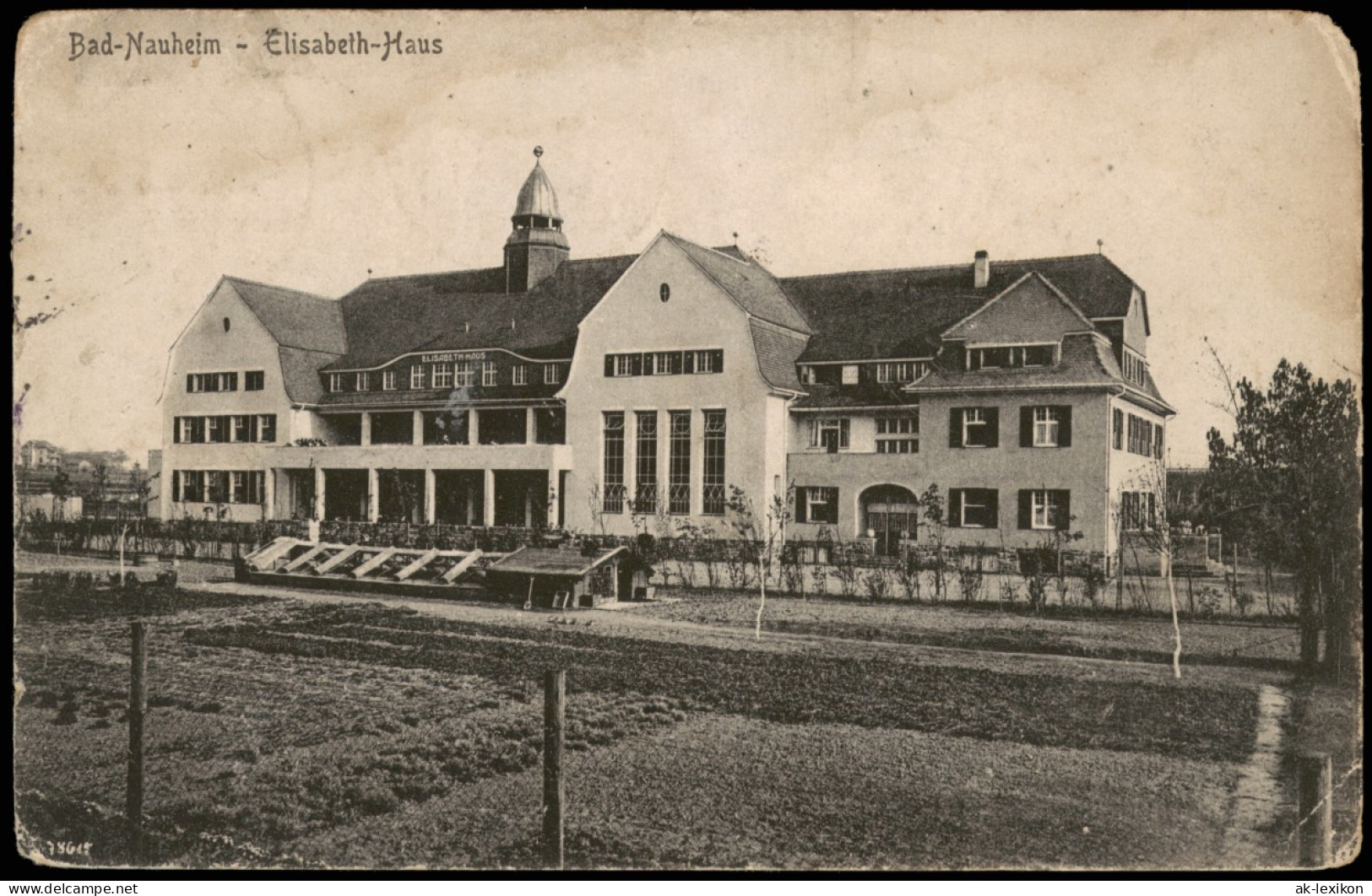 Ansichtskarte Bad Nauheim Elsabeth-Haus 1918 - Bad Nauheim