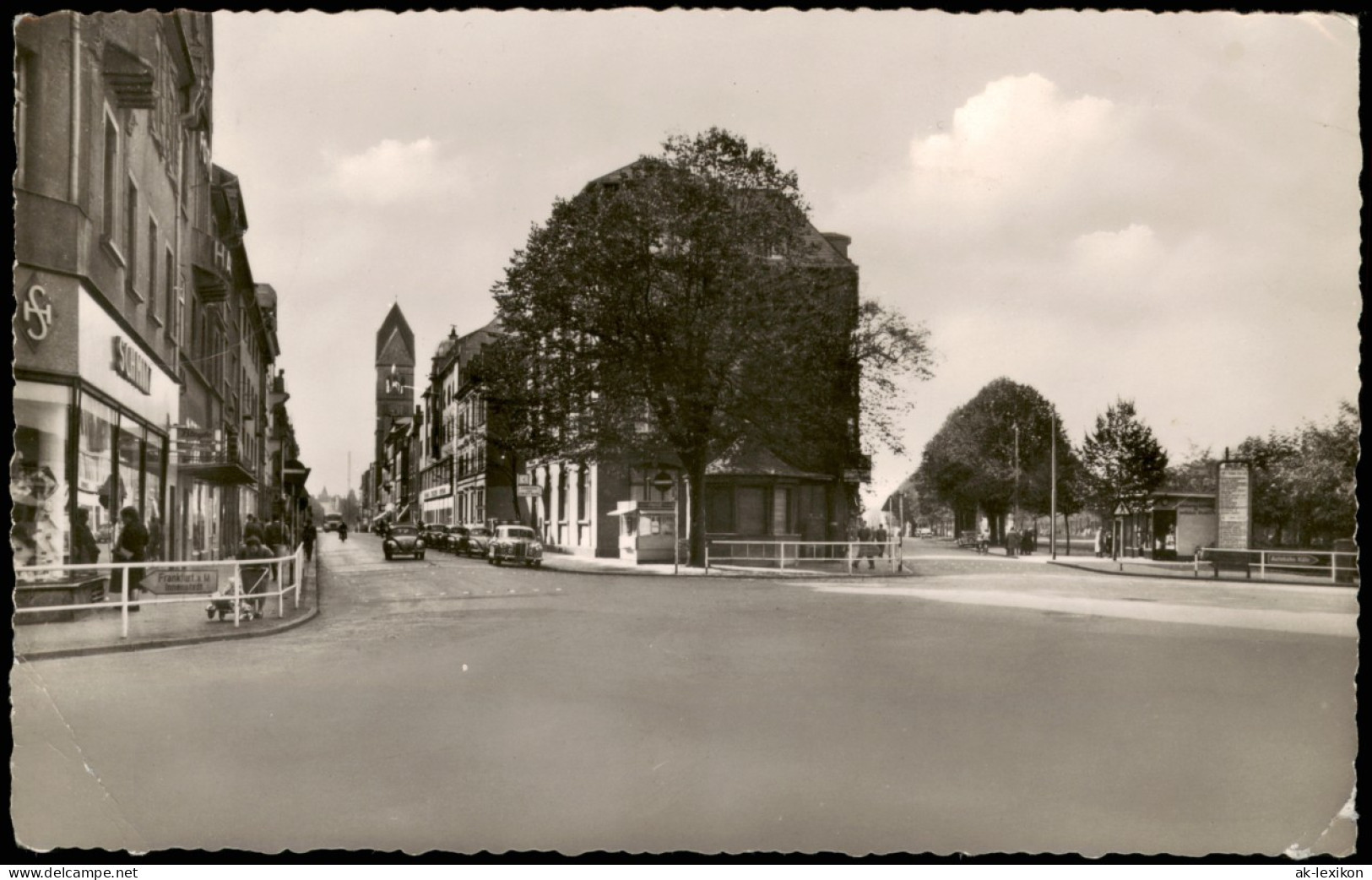 Ansichtskarte Höchst-Frankfurt Am Main Hostatostraße 1957 - Höchst