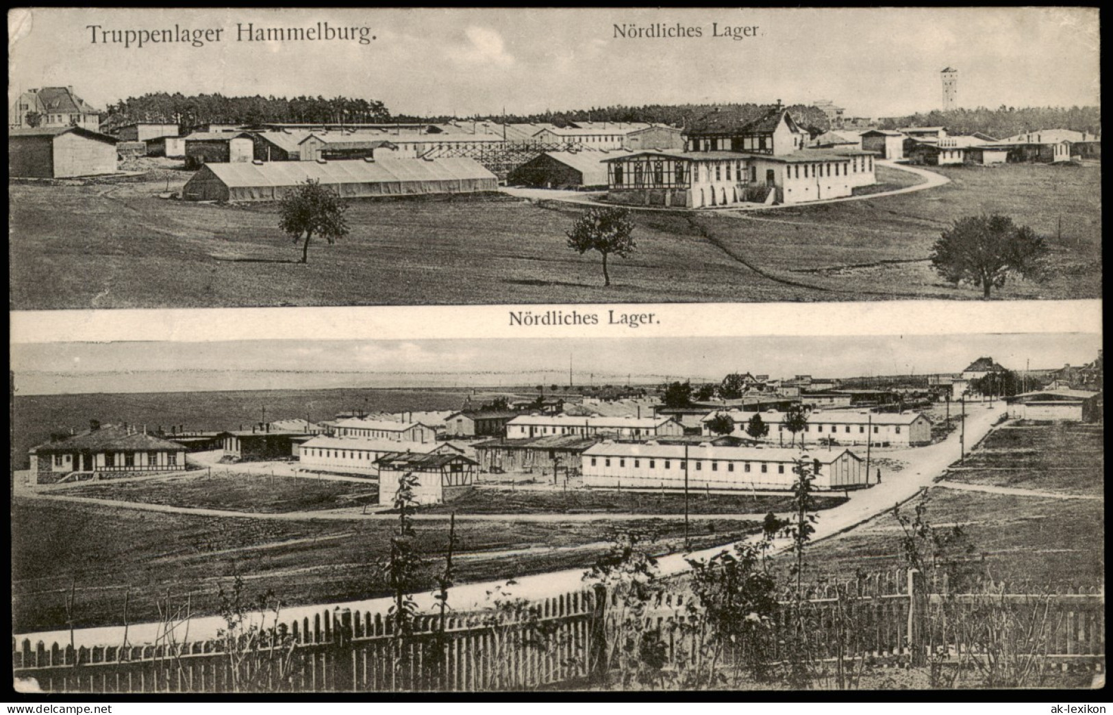 Ansichtskarte Hammelburg 2 Bild: Truppenlager 1911 - Hammelburg