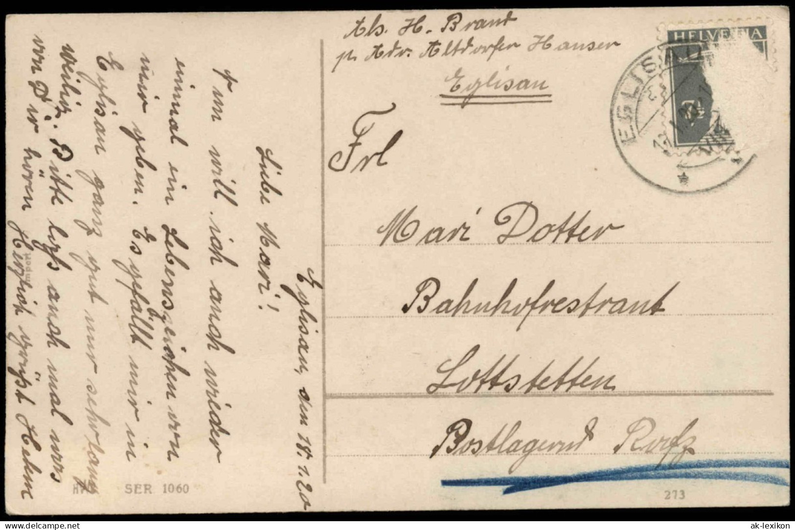 Ansichtskarte  Liebe Vöglein - Brief Feilchen 1926 - Paare