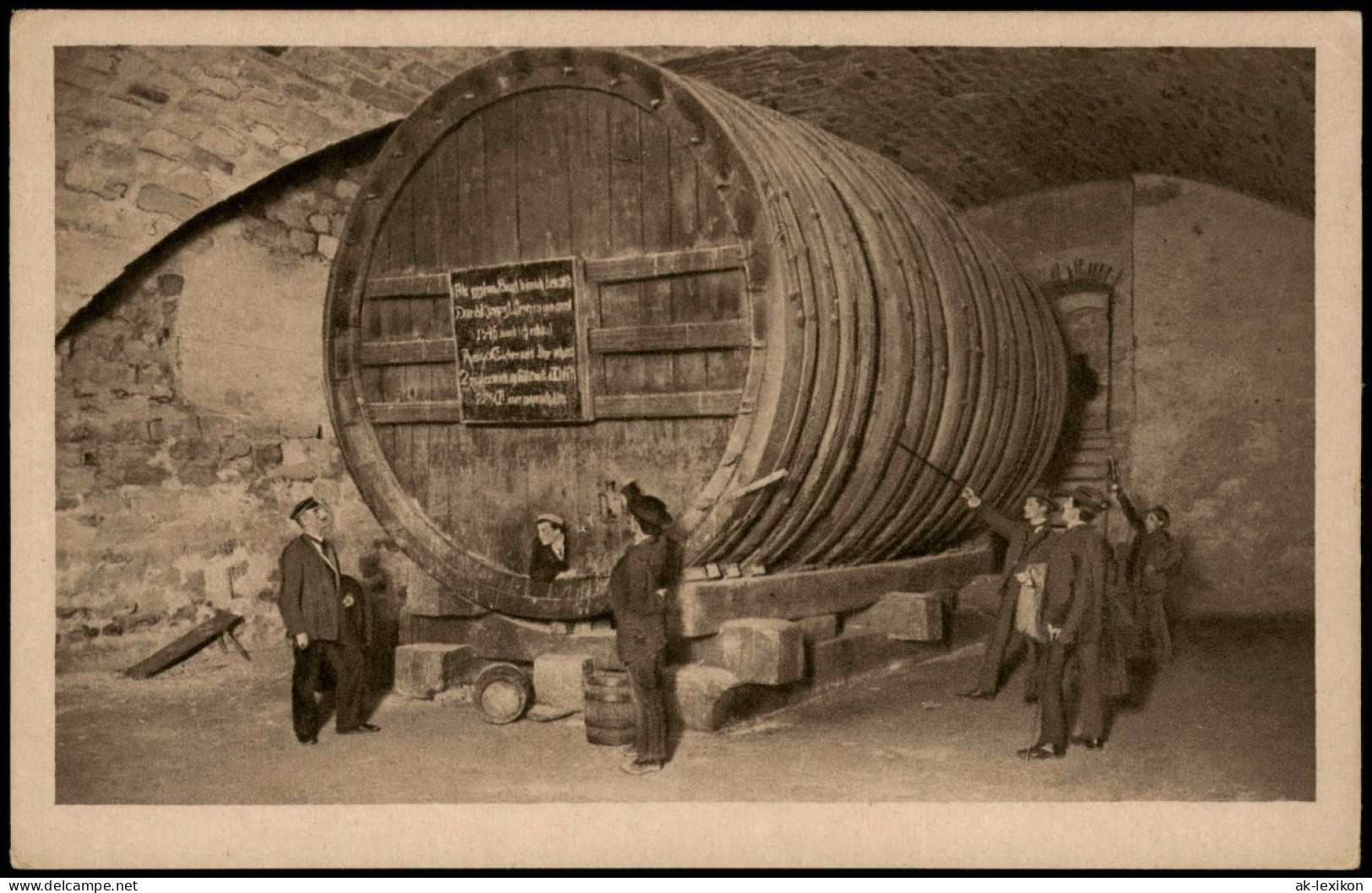 Ansichtskarte Tübingen Das Große Faß Im Schloßkeller, 1922 - Tuebingen