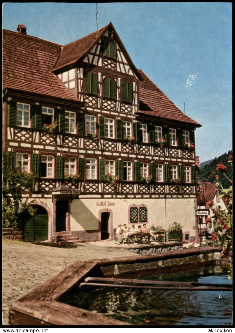 Ansichtskarte Schiltach Gasthof Zur Sonne 1984 - Schiltach