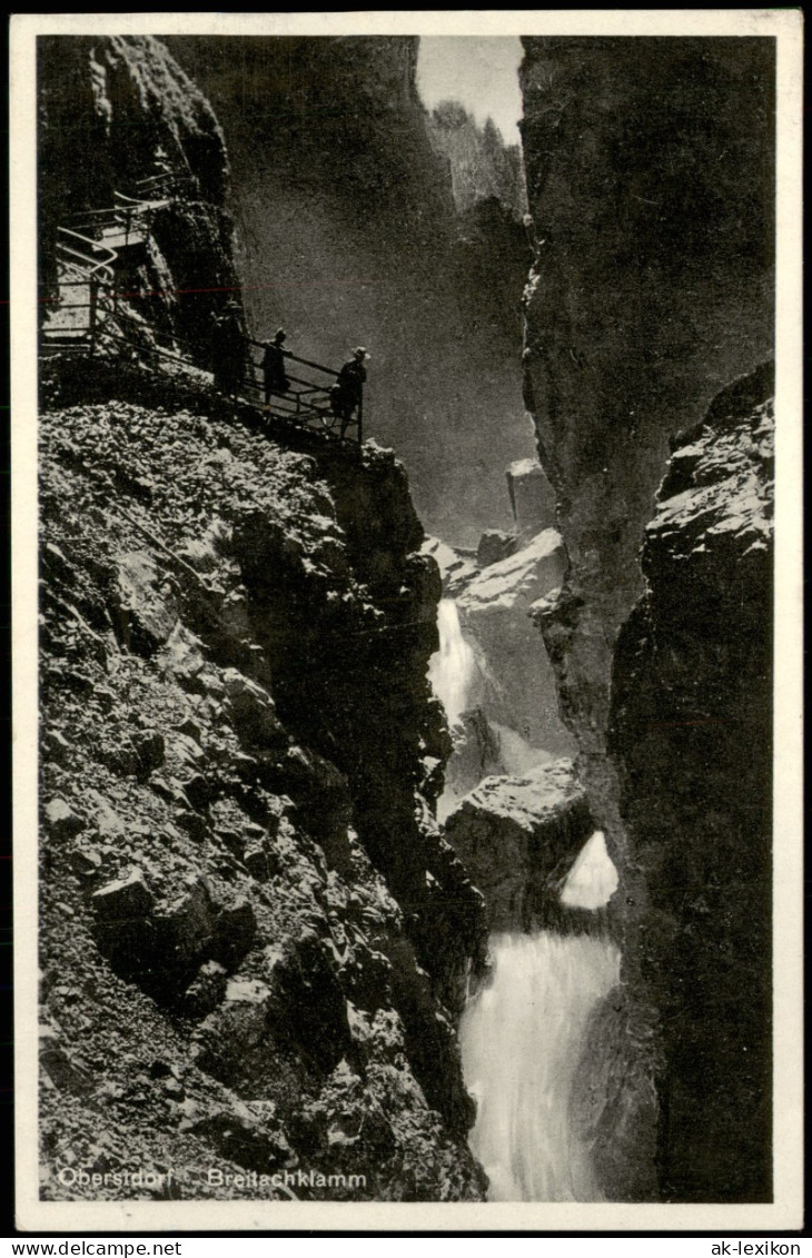 Tiefenbach-Oberstdorf (Allgäu) Breitachklamm Wasserfall River Falls 1931 - Oberstdorf