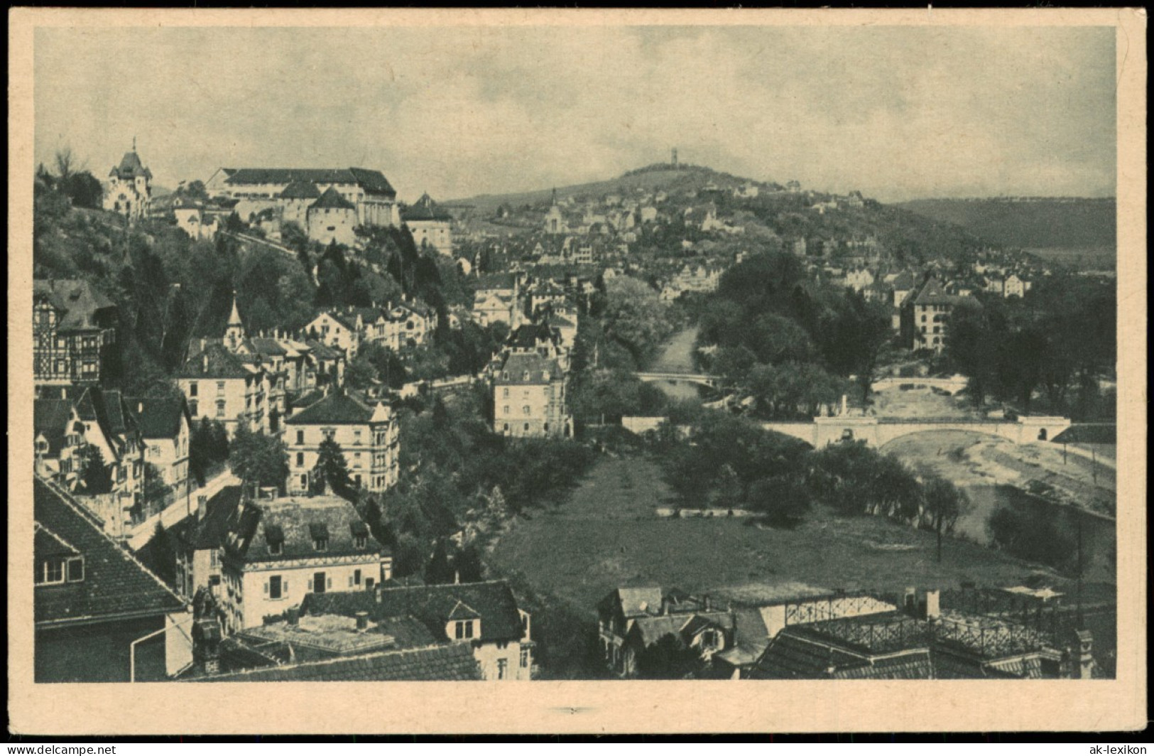 Ansichtskarte Tübingen Panorama-Ansicht Blick Von Westen 1925 - Tuebingen