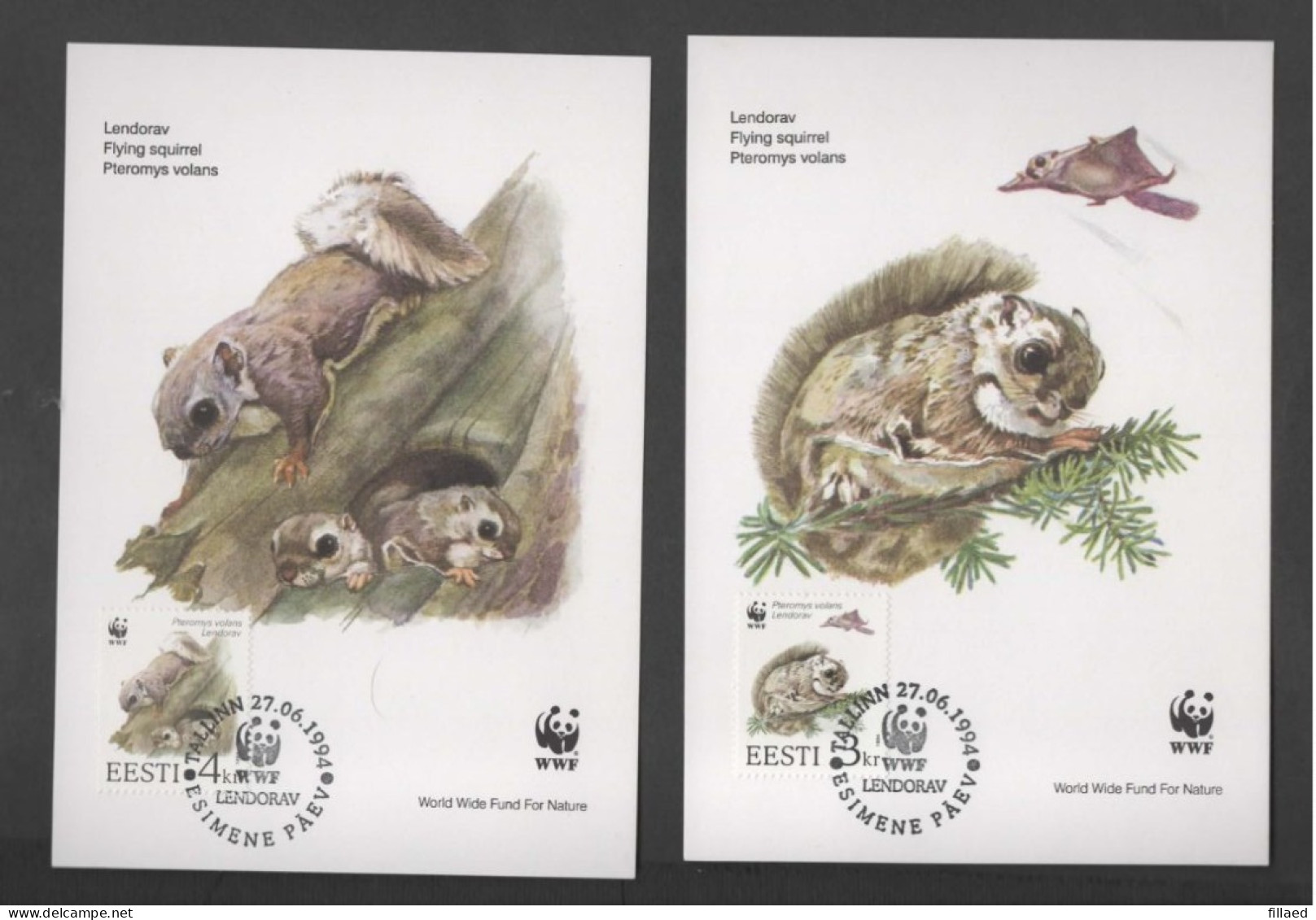 FDC WWF: Tallinn 27-06-1994 - FDC