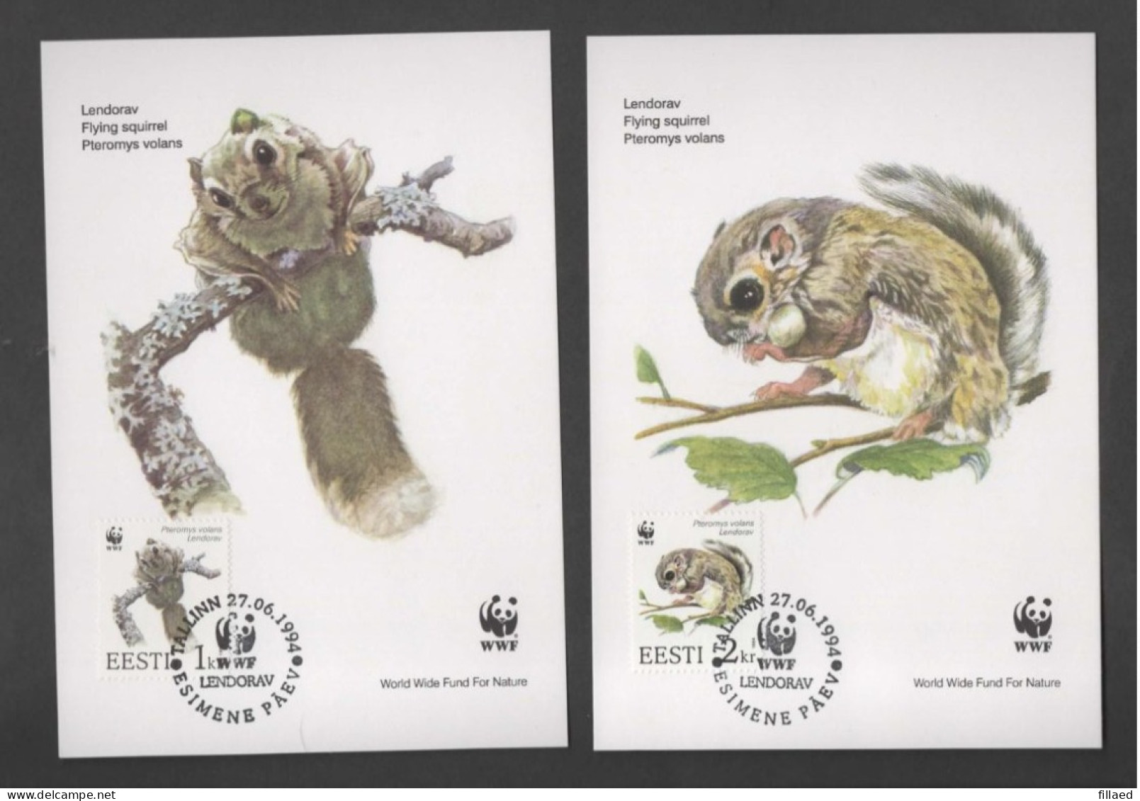 FDC WWF: Tallinn 27-06-1994 - FDC