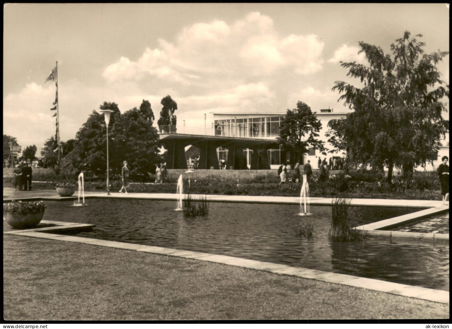 Ansichtskarte Erfurt Internationale Gartenbauausstellung - Gebäude 1975 - Erfurt