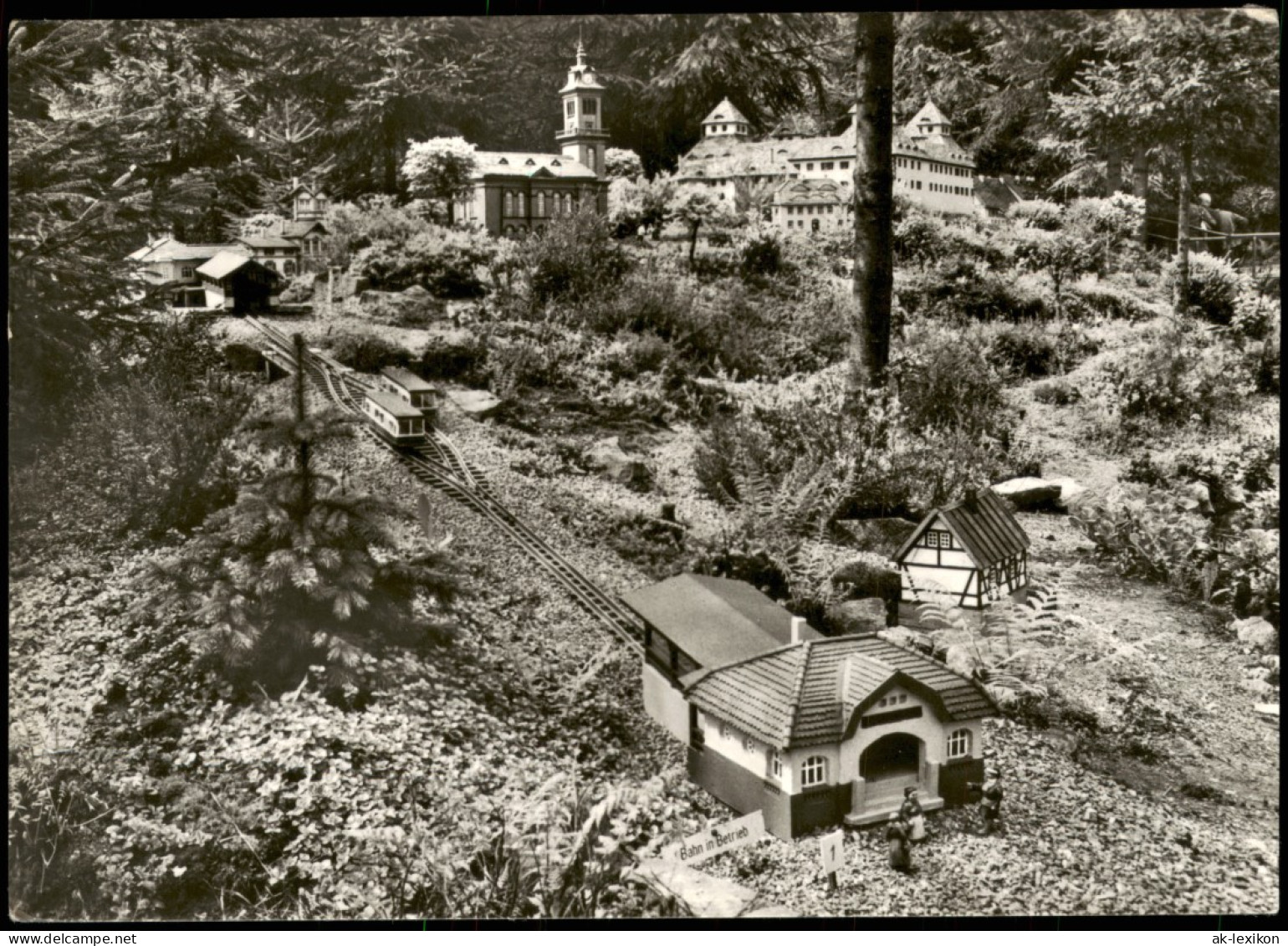 Ansichtskarte Oederan Miniaturpark Klein-Erzgebirge Augustusburg 1981 - Oederan