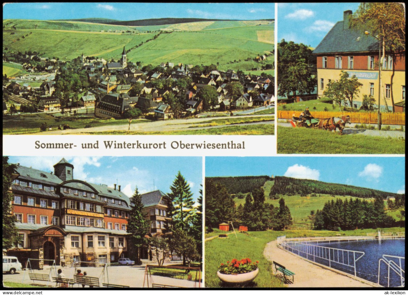 Oberwiesenthal Hotel Bergfrieden, Erholungsheim Der IG  1979 - Oberwiesenthal