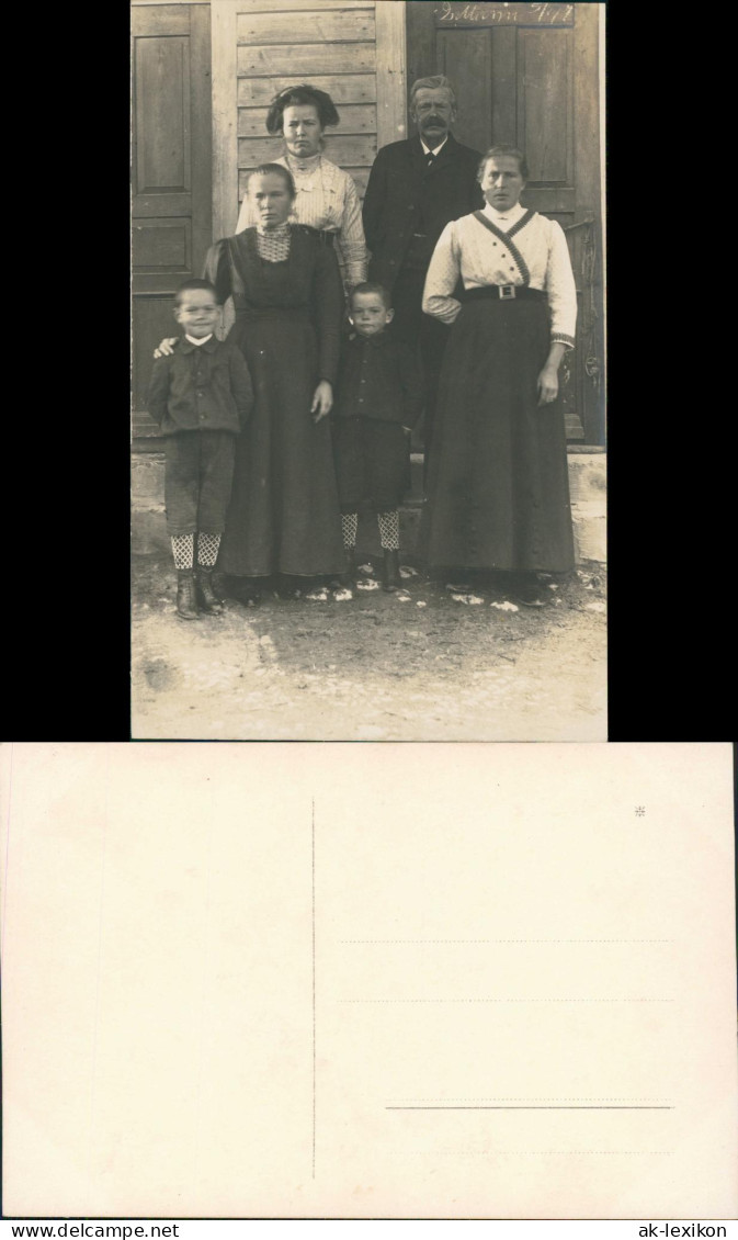 Soziales Leben: Familienfoto Mit Kindern (3 Generationen) 1910 Privatfoto - Groupes D'enfants & Familles
