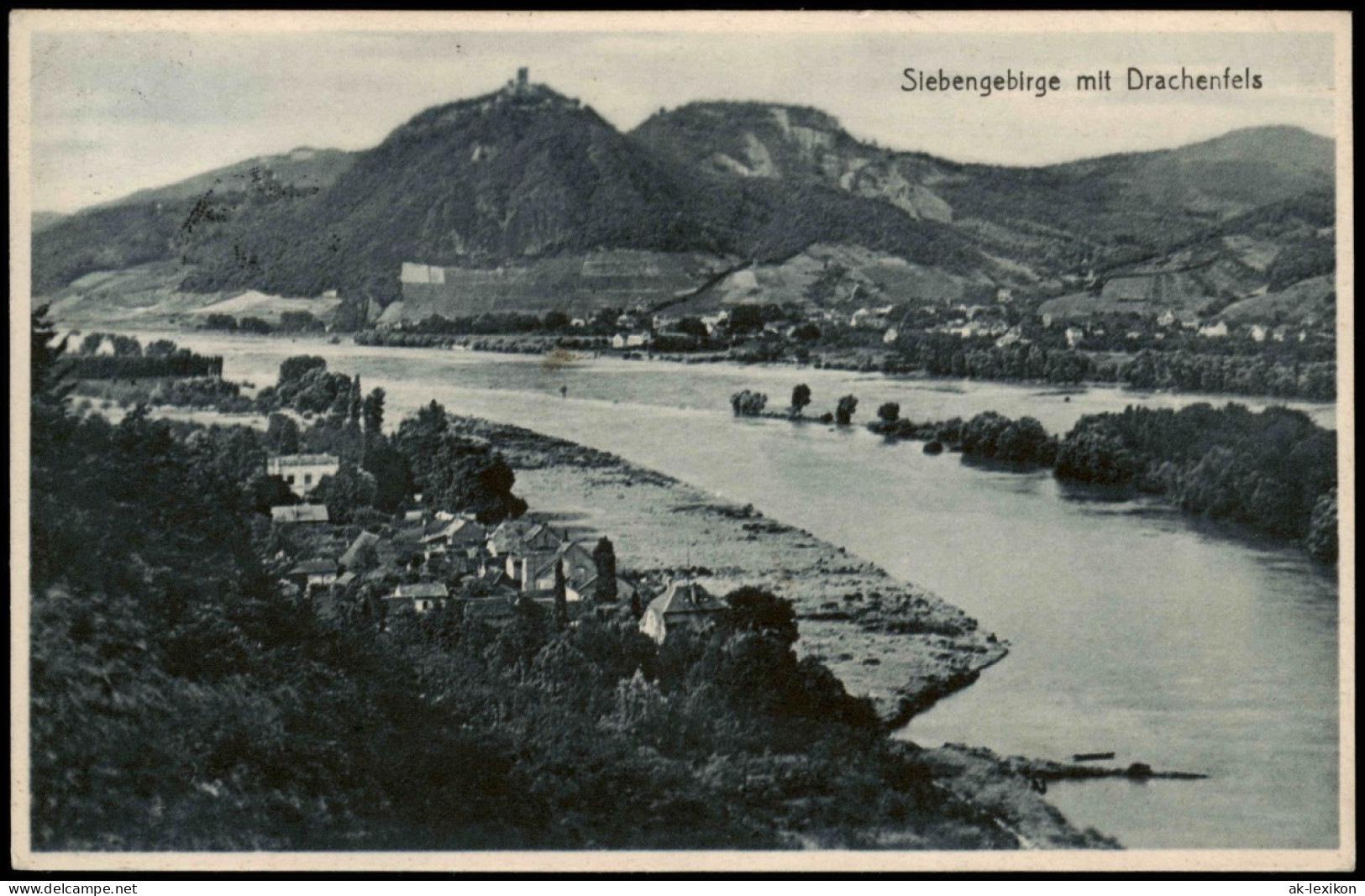 Ansichtskarte Königswinter Siebengebirge Mit Drachenfels Rhein 1928 - Koenigswinter