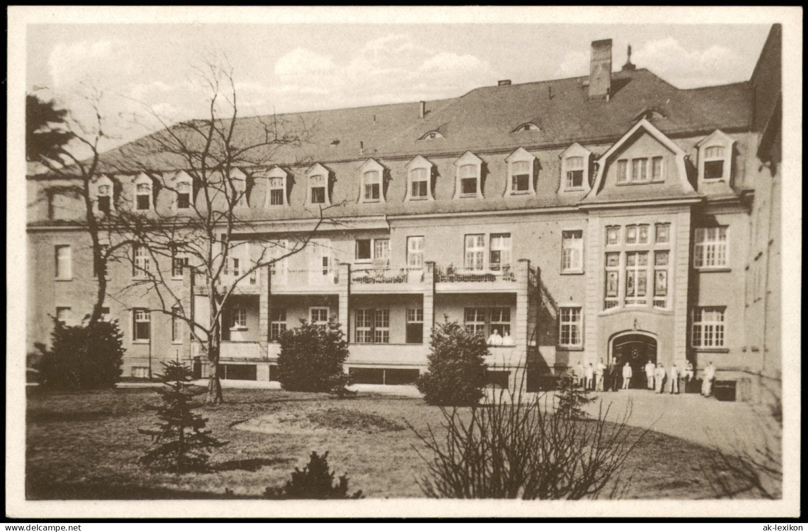 Ansichtskarte Friedberg (Hessen) Bürgerhospital - Rückseite 1932 - Friedberg