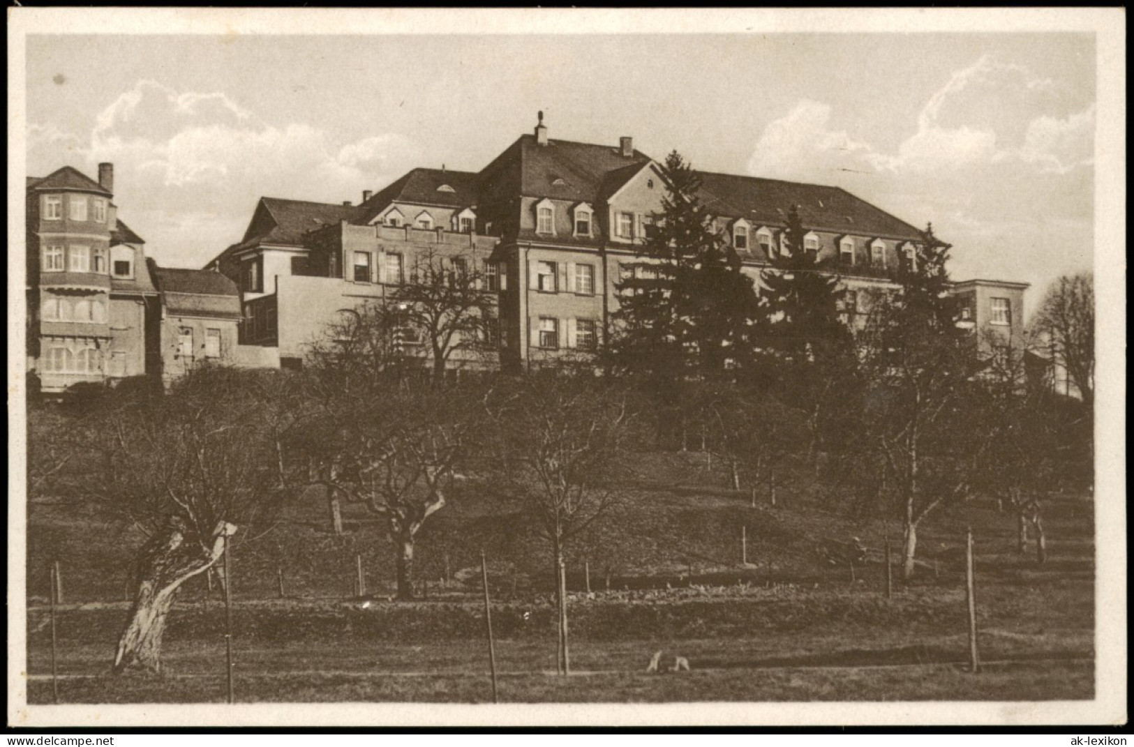 Ansichtskarte Friedberg (Hessen) Bürgerhospital (Westseite). 1932 - Friedberg