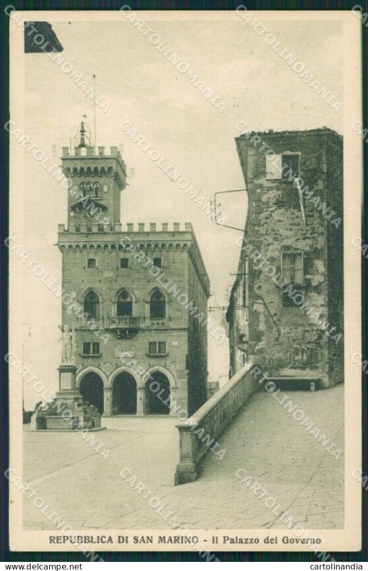 San Marino Palazzo Del Governo Cartolina MQ5429 - Saint-Marin