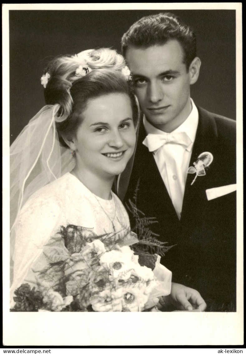 Foto  Hochzeit Hochzeitspaar 1964 Foto - Noces