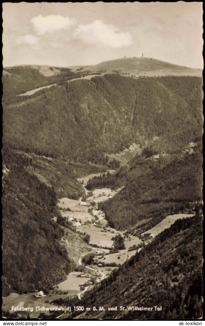 Feldberg (Schwarzwald) Feldberg (Schwarzwald) St. Wilhelmer Tal 1955 - Feldberg