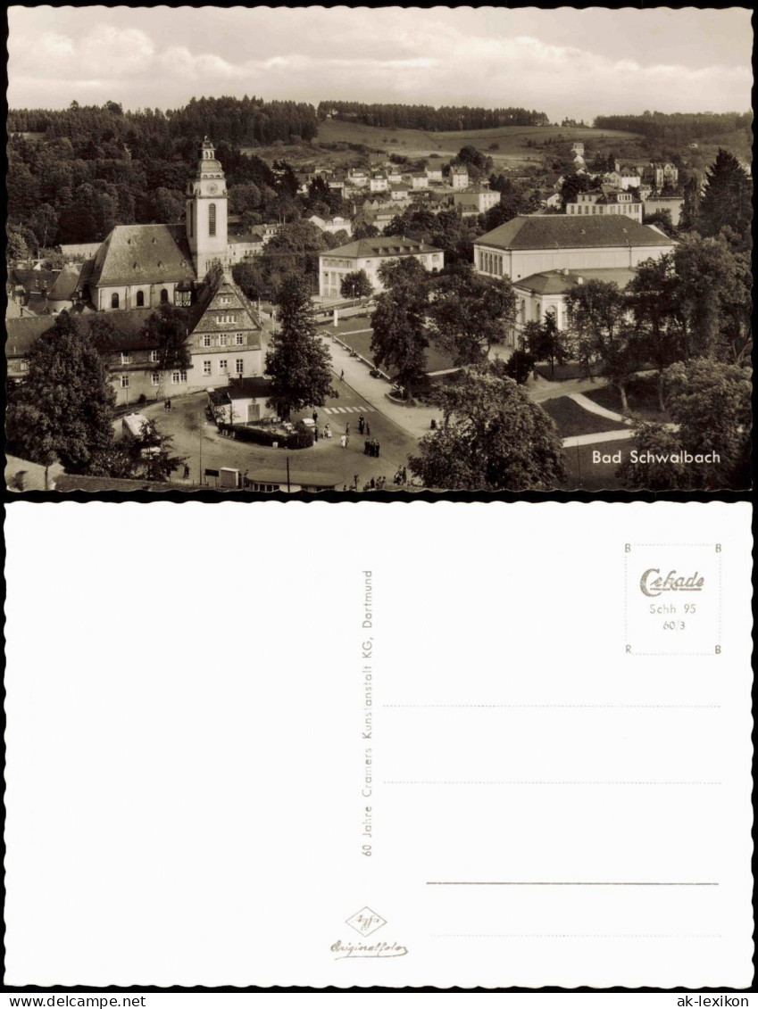 Ansichtskarte Bad Schwalbach Langenschwalbach Panorama-Ansicht 1960 - Bad Schwalbach