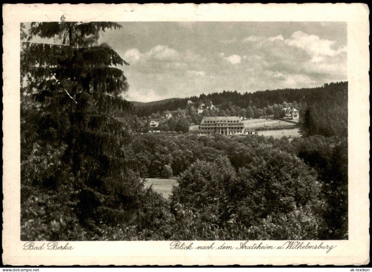 Ansichtskarte Bad Berka Blick Nach Dem Ärzteheim 1936 - Bad Berka