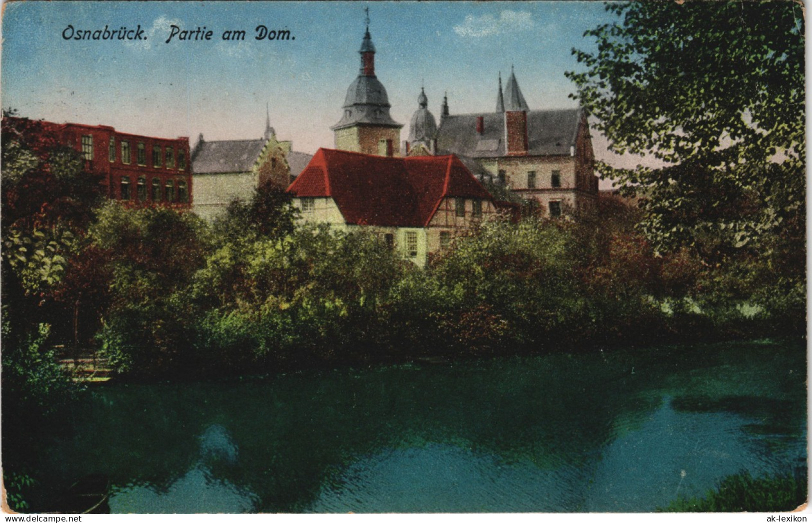 Ansichtskarte Osnabrück Partie Am Dom 1932 - Osnabrueck