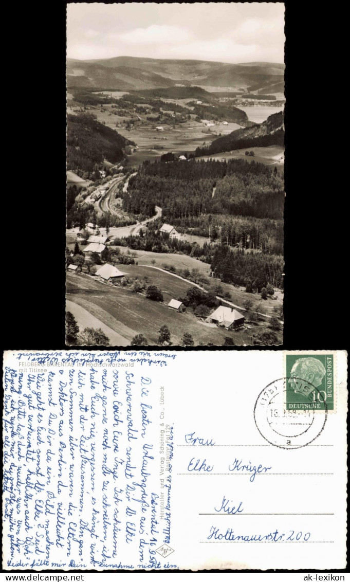 Bärental-Feldberg (Schwarzwald) Umland-Ansicht Bärental Hochschwarzwald 1958 - Feldberg