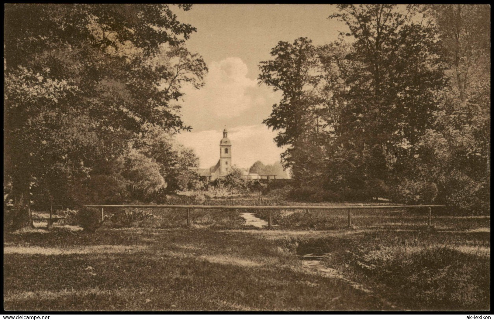 Ansichtskarte Zittau Partie An Der Weinau - Kirche 1922 - Zittau