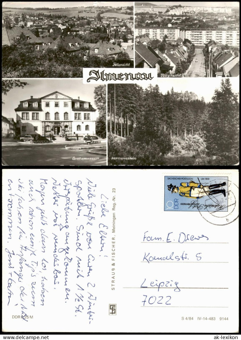 Ansichtskarte Ilmenau Stadtteilansichten Ua Neubaugebiet 1984 - Ilmenau
