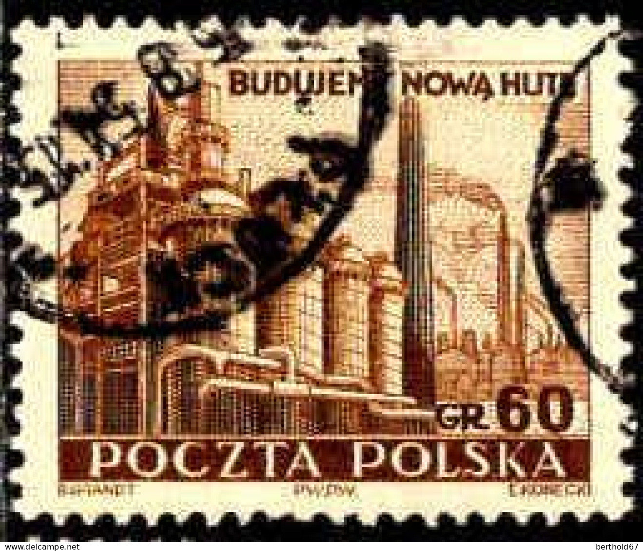 Pologne Poste Obl Yv: 602-604 Fonderies Lenine (TB Cachet Rond) - Gebraucht