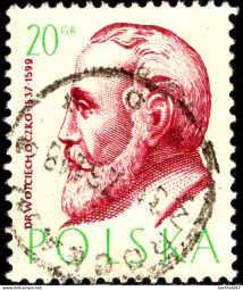 Pologne Poste Obl Yv: 893-4-5-9 Médecins Polonais (cachet Rond) - Used Stamps