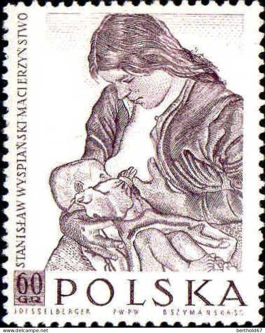 Pologne Poste N** Yv: 968 Mi:1103 Stanislas Wyspianski - Unused Stamps