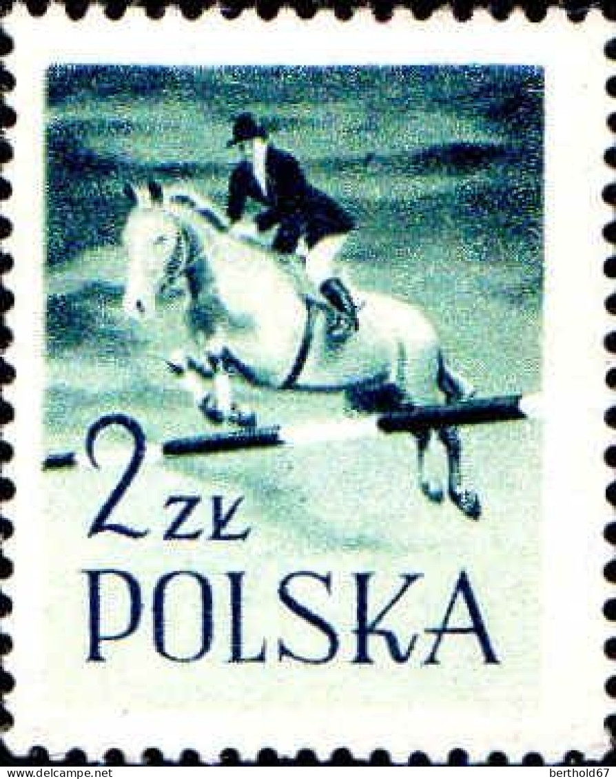 Pologne Poste N** Yv: 955 Mi:1089 Equitation - Ongebruikt