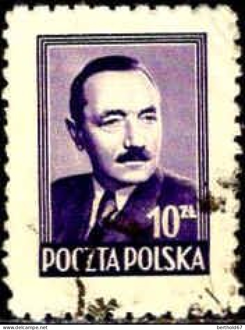 Pologne Poste Obl Yv: 531-3-4 Président Bleslaw Bierut - Oblitérés