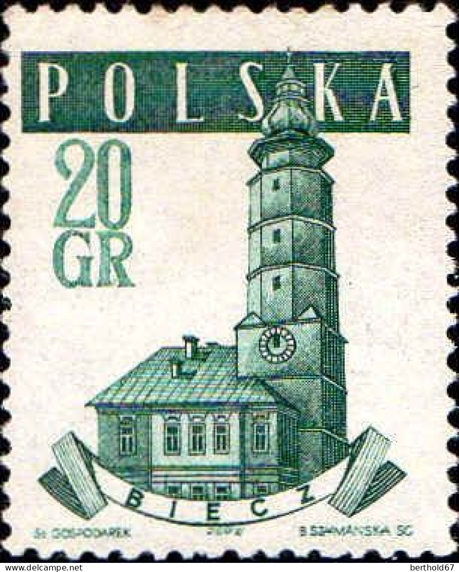 Pologne Poste N** Yv: 923 Mi:1046AI Hôtel De Ville Biecz - Unused Stamps