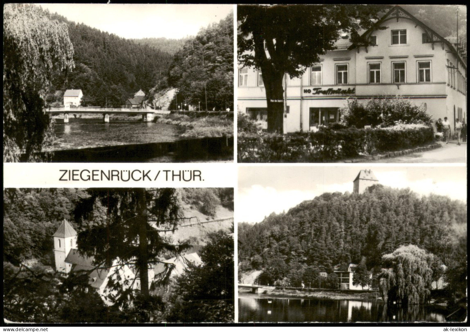 Ansichtskarte Ziegenrück/Saale Saalebrücke Platz Der Jugend MB 1981 - Ziegenrück