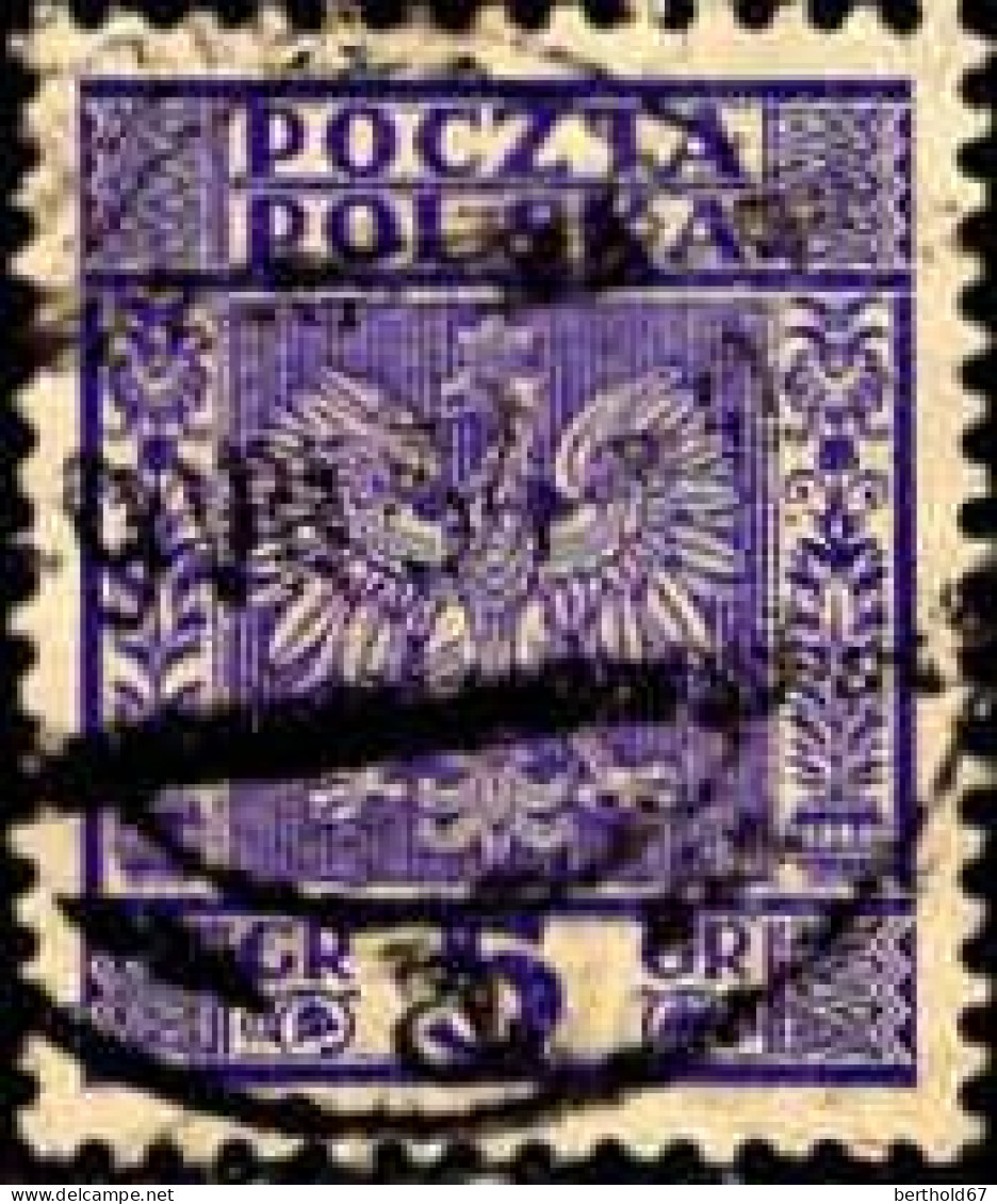 Pologne Poste Obl Yv: 356-361 Armoiries (TB Cachet Rond) - Usati