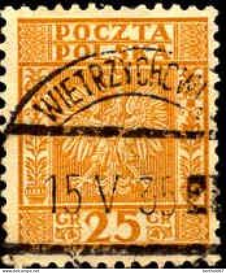 Pologne Poste Obl Yv: 356-361 Armoiries (TB Cachet Rond) - Usati