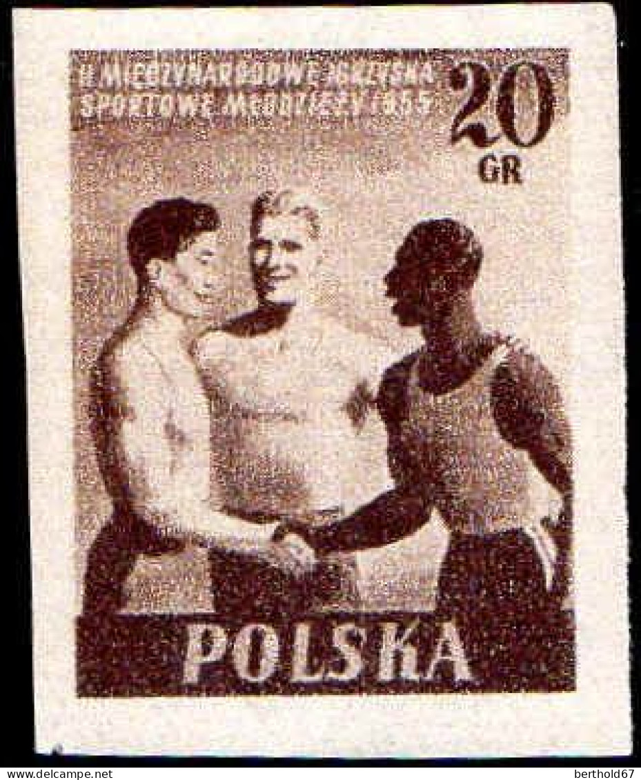 Pologne Poste N** Yv: 827A/832A 2.Jeux Sportifs De La Jeunesse Non-dentelé - Unused Stamps