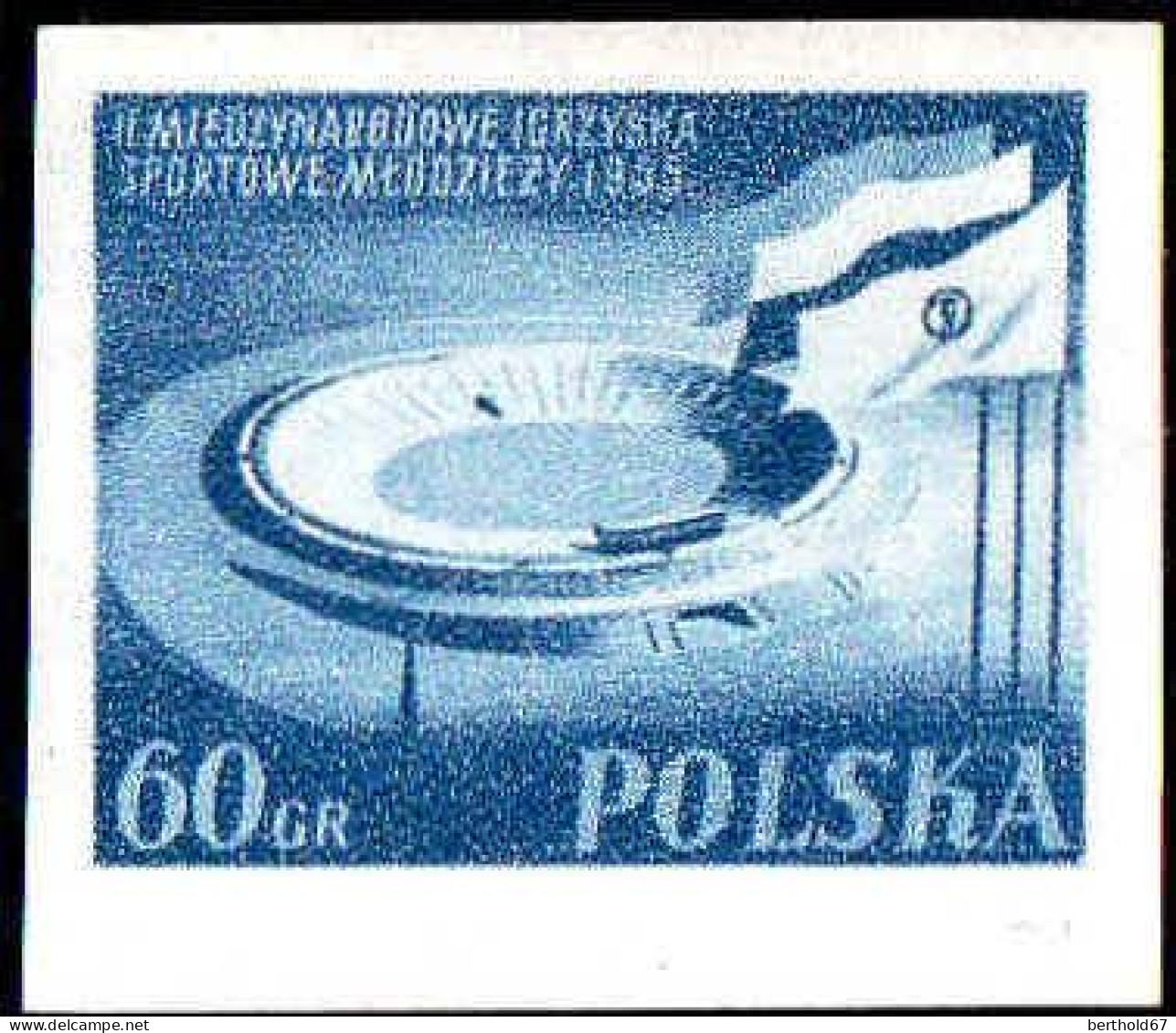 Pologne Poste N** Yv: 827A/832A 2.Jeux Sportifs De La Jeunesse Non-dentelé - Neufs