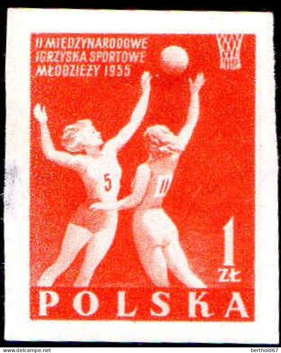 Pologne Poste N** Yv: 827A/832A 2.Jeux Sportifs De La Jeunesse Non-dentelé - Neufs