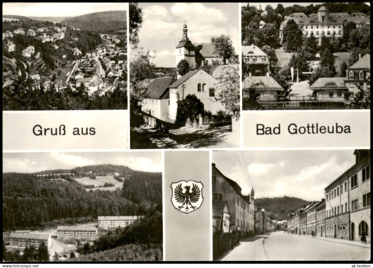 Bad Gottleuba-Bad Gottleuba-Berggießhübel DDR  Mit 5 Ortsansichten 1972 - Bad Gottleuba-Berggiesshuebel