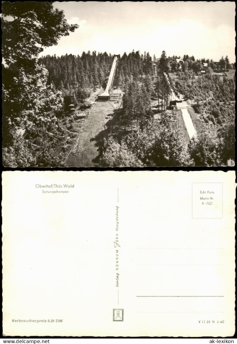 Oberhof (Thüringen) Sprungschanzen Zur DDR-Zeit Skisprungschanze 1960 - Oberhof