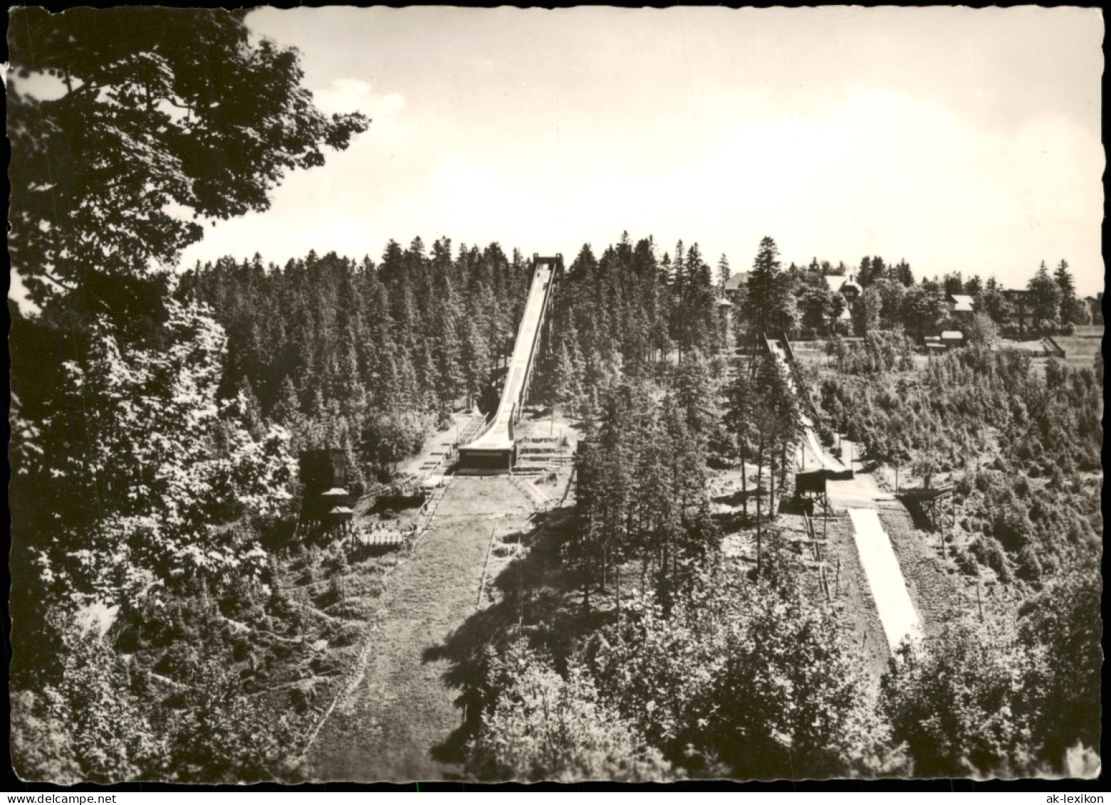 Oberhof (Thüringen) Sprungschanzen Zur DDR-Zeit Skisprungschanze 1960 - Oberhof