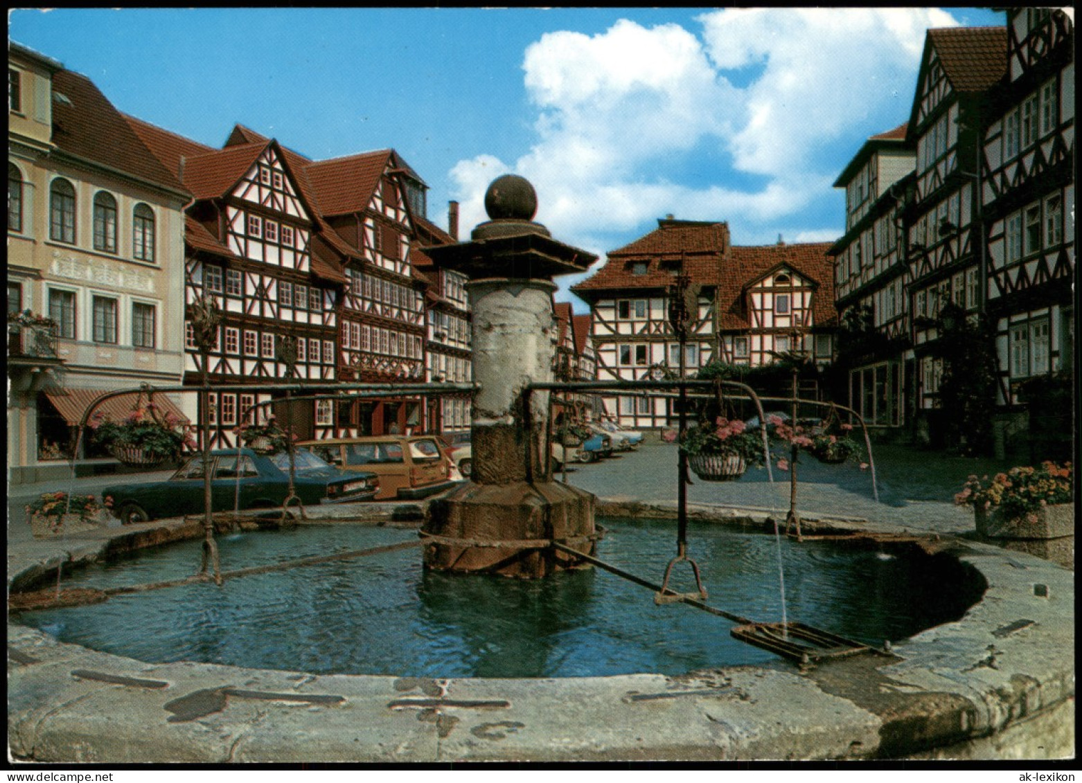 Ansichtskarte Bad Sooden-Allendorf Marktplatz, Autos 1983 - Bad Sooden-Allendorf