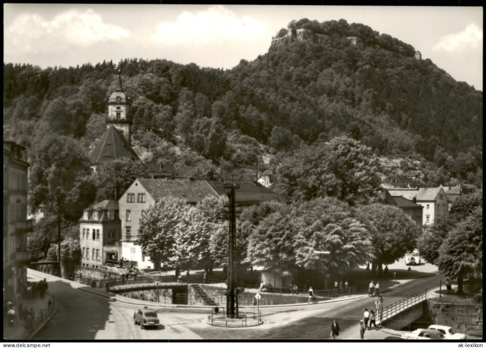 Königstein (Sächsische Schweiz) Orts-Teilansicht Zur DDR-Zeit 1972 - Königstein (Sächs. Schw.)