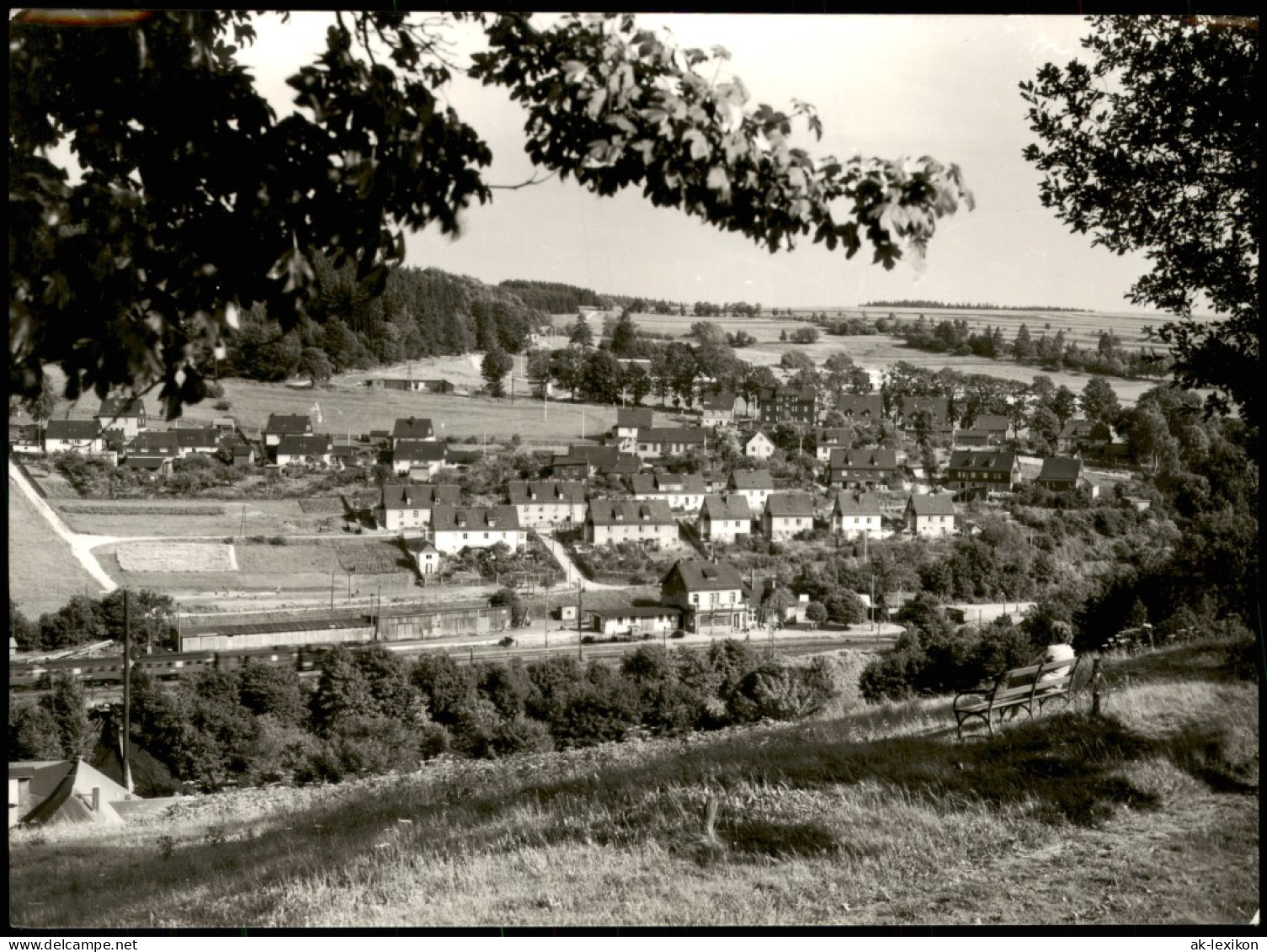 Ansichtskarte Wurzbach Blick Auf Mehrfamilienhäuser Am Hang 1971 - Wurzbach